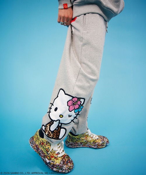 GALFY(ガルフィー)の「GALFY(ガルフィー)仲子スウェパン/コラボ/スウェットパンツ/ユニセックス(スウェットパンツ・レディース・グレー/ブラック/ホワイト・L/LL)」の15枚目の写真