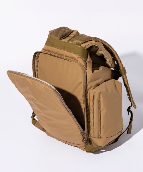 PHENIX COLLECTION(フェニックスコレクション)の「PHENIX COLLECTION(フェニックスコレクション)CARRIER, TYPE P-001(バックパック/リュック・メンズ・ブラック/ベージュ・ONE SIZE)」の9枚目の写真