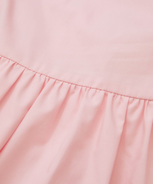 LE CERCLE par rope'（ルセルクルパーロペ）の「ペプラムギャザーブラウス（シャツ/ブラウス・レディース・ピンク/チャコールグレー/キナリ・FREE）」の6枚目の写真