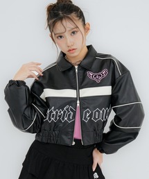 ANAP GiRL（アナップガール）の「フェイクレザー ショート ジャケット（その他アウター）」