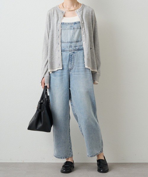 PUAL CE CIN（ピュアルセシン）の「レイヤード風ニットカーディガン（カーディガン/ボレロ・レディース・ライトベージュ/グレー/ネイビー・FREE）」の15枚目の写真