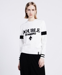 DOUBLE STANDARD CLOTHING | SNOWY ロゴ刺繍ニット(ニット/セーター)