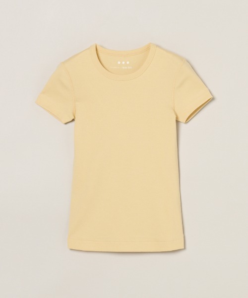 three dots(スリードッツ)の「アレックス(Tシャツ/カットソー・レディース・ホワイト系その他/ベージュ系その他/グリーン系その他/グレー系その他2・MEDIUM/SMALL)」の4枚目の写真