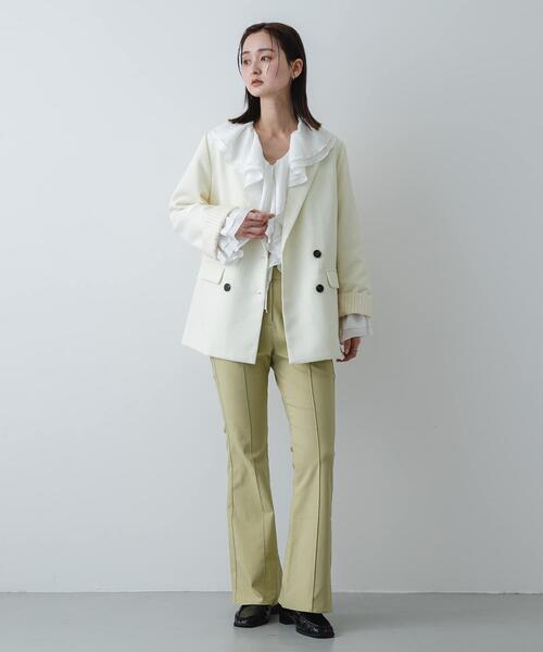 SENSE OF PLACE by URBAN RESEARCH（センスオブプレイスバイアーバンリサーチ）の「ワイドスクエアギャザーローファー（ローファー・レディース・ブラウン/ブラック・SMALL/MEDIUM/LARGE）」の8枚目の写真