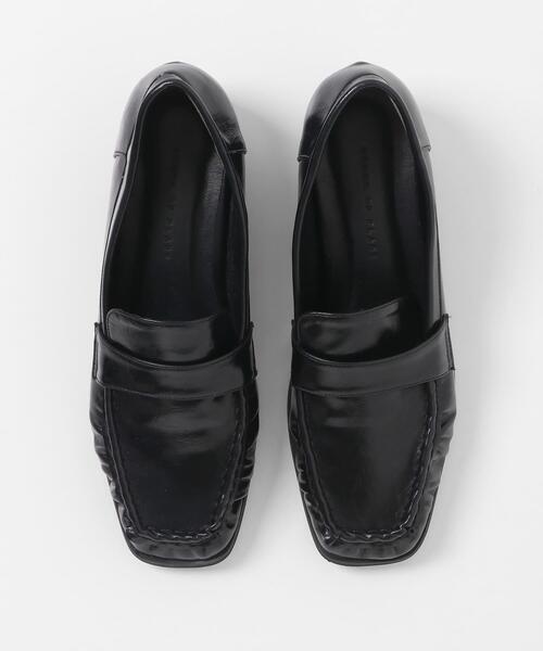 SENSE OF PLACE by URBAN RESEARCH（センスオブプレイスバイアーバンリサーチ）の「ワイドスクエアギャザーローファー（ローファー・レディース・ブラウン/ブラック・SMALL/MEDIUM/LARGE）」の14枚目の写真