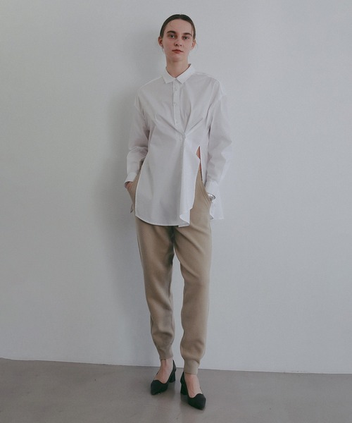 MANOF(マノフ)の「LINE KNIT JOGGER PANTS(その他パンツ・レディース・ブラック/ベージュ/ホワイト・S/M)」の19枚目の写真