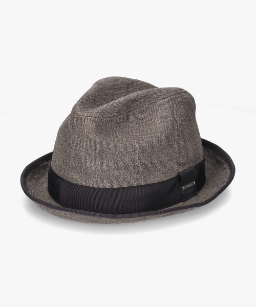 OVERRIDE(オーバーライド)の「OVERRIDE PAPER CLOTH FEDORA / オーバーライド(ハット・メンズ・ベージュ/グレー/ホワイト・59cm/61cm)」の12枚目の写真