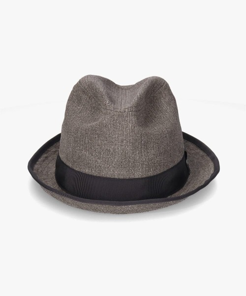 OVERRIDE(オーバーライド)の「OVERRIDE PAPER CLOTH FEDORA / オーバーライド(ハット・メンズ・ベージュ/グレー/ホワイト・59cm/61cm)」の13枚目の写真