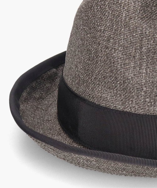 OVERRIDE(オーバーライド)の「OVERRIDE PAPER CLOTH FEDORA / オーバーライド(ハット・メンズ・ベージュ/グレー/ホワイト・59cm/61cm)」の20枚目の写真