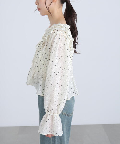 FREE'S MART（フリーズマート）の「◆アソート前後２ＷＡＹフリルブラウス（シャツ/ブラウス・レディース・ベージュ/ホワイト系その他/ワンウォッシュ/ブラック系その他・FREE）」の19枚目の写真