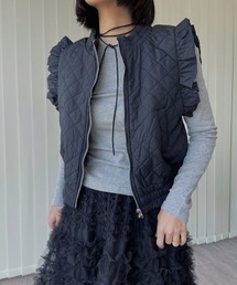 AMAIL | Feminine Frill Vest(ベスト)