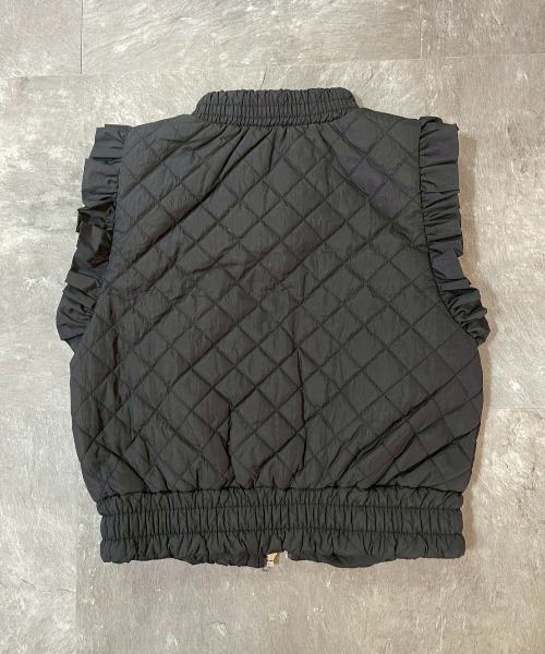 AMAIL(アマイル)の「Feminine Frill Vest(ベスト・レディース・ベージュ/ブラック・FREE)」の16枚目の写真