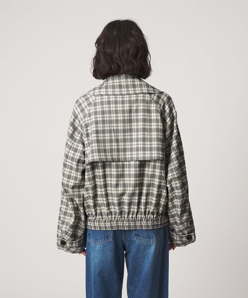 CITEN（シテン）の「＜CITEN＞トレンチライクショートブルゾンチェック（ブルゾン・レディース・その他1・M/S）」の7枚目の写真