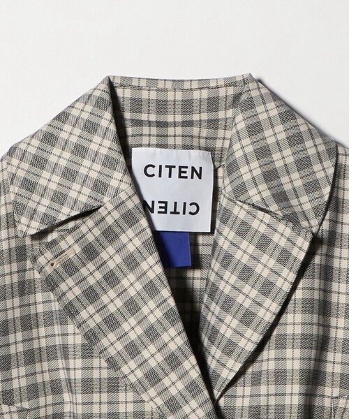 CITEN（シテン）の「＜CITEN＞トレンチライクショートブルゾンチェック（ブルゾン・レディース・その他1・M/S）」の10枚目の写真