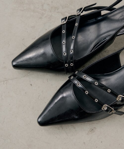 Chico（チコ）の「ベルト付きミュール（パンプス・レディース・ブラック/アイボリー/ピンク・SMALL/LARGE/MEDIUM）」の10枚目の写真