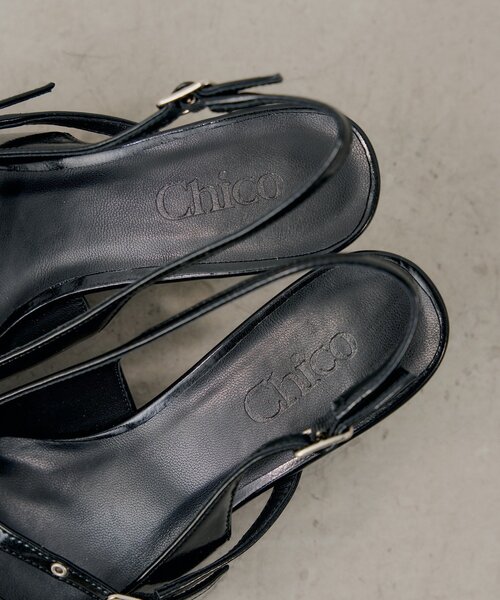 Chico（チコ）の「ベルト付きミュール（パンプス・レディース・ブラック/アイボリー/ピンク・SMALL/LARGE/MEDIUM）」の11枚目の写真