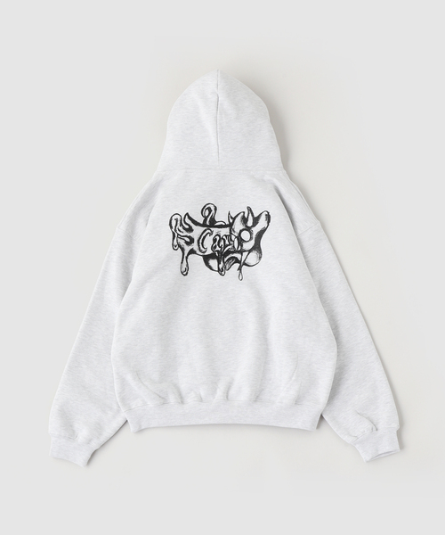 PULP/417EDIFICE（パルプフォーワンセブンエディフィス）の「RAY × CarService / カーサービス ZIP HOODIE（パーカー・メンズ・グレー・LARGE/MEDIUM/X-LARGE）」の2枚目の写真