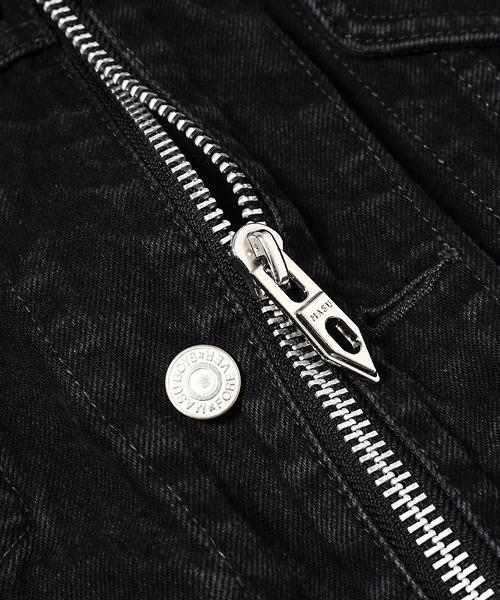 MASU（エムエーエスユー）の「MB ZIP-UP DENIM JAKCET（デニムジャケット・メンズ・インディゴブルー/ブラック・48/46）」の5枚目の写真