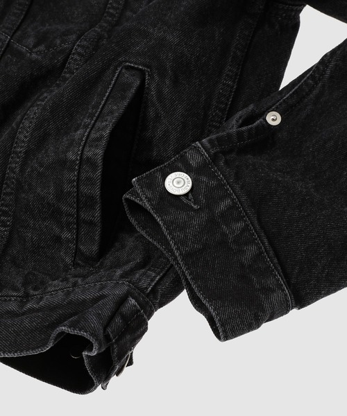 MASU（エムエーエスユー）の「MB ZIP-UP DENIM JAKCET（デニムジャケット・メンズ・インディゴブルー/ブラック・48/46）」の6枚目の写真