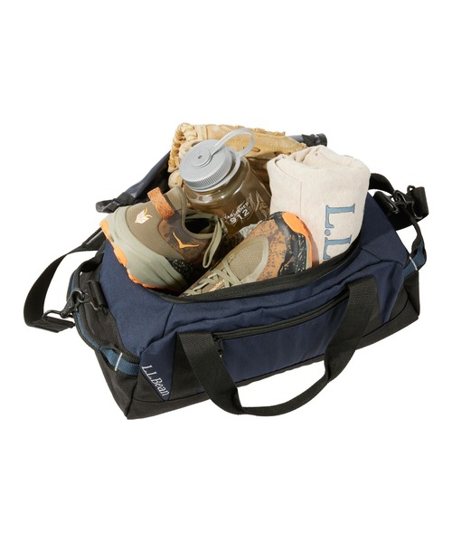 L.L.Bean(エルエルビーン)の「アドベンチャー・ダッフル、スモール 20L(ボストンバッグ・レディース・ブラック/ネイビー/ブルーグリーン・ONE SIZE)」の6枚目の写真