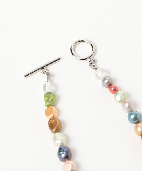 Ray BEAMS（レイビームス）の「カラー 淡水パール ネックレス（ネックレス・レディース・その他・ONE SIZE）」の2枚目の写真