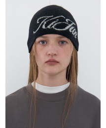 KIJUN MEN（キジュンメンズ）の「Cash Blend Logo Beanie Black（ニットキャップ/ビーニー）」