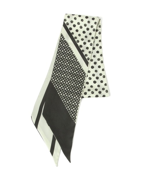 studio CLIP(スタディオクリップ)の「総柄リバーシブル細スカーフ(バンダナ/スカーフ・レディース・ピンク/イエロー/ブラック・FREE)」の4枚目の写真