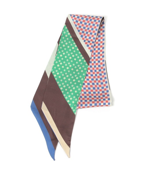 studio CLIP(スタディオクリップ)の「総柄リバーシブル細スカーフ(バンダナ/スカーフ・レディース・ピンク/イエロー/ブラック・FREE)」の5枚目の写真