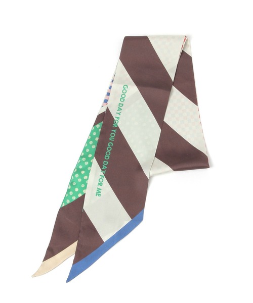 studio CLIP(スタディオクリップ)の「総柄リバーシブル細スカーフ(バンダナ/スカーフ・レディース・ピンク/イエロー/ブラック・FREE)」の8枚目の写真