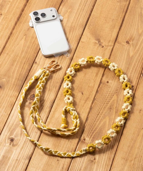 emonique（エモニーク）の「スマートフォン用ストラップ クリアストラップホルダー付　あみあみ 長さ調整可（スマホグッズ・レディース・その他12/その他9/その他7/その他4/その他10/その他8/その他6/その他11/その他5/その他3/その他2/その他1・FREE）」の9枚目の写真