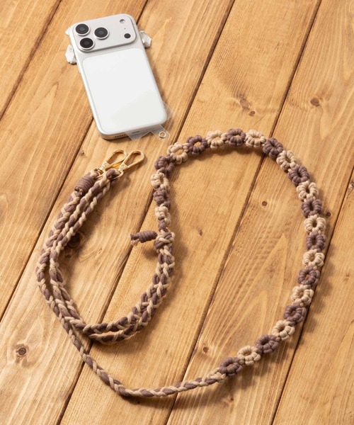 emonique（エモニーク）の「スマートフォン用ストラップ クリアストラップホルダー付　あみあみ 長さ調整可（スマホグッズ・レディース・その他12/その他9/その他7/その他4/その他10/その他8/その他6/その他11/その他5/その他3/その他2/その他1・FREE）」の10枚目の写真