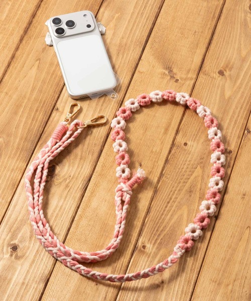 emonique（エモニーク）の「スマートフォン用ストラップ クリアストラップホルダー付　あみあみ 長さ調整可（スマホグッズ・レディース・その他12/その他9/その他7/その他4/その他10/その他8/その他6/その他11/その他5/その他3/その他2/その他1・FREE）」の11枚目の写真