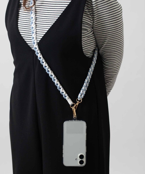 emonique（エモニーク）の「スマートフォン用ストラップ クリアストラップホルダー付　あみあみ 長さ調整可（スマホグッズ・レディース・その他12/その他9/その他7/その他4/その他10/その他8/その他6/その他11/その他5/その他3/その他2/その他1・FREE）」の15枚目の写真