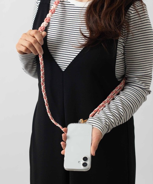 emonique（エモニーク）の「スマートフォン用ストラップ クリアストラップホルダー付　あみあみ 長さ調整可（スマホグッズ・レディース・その他12/その他9/その他7/その他4/その他10/その他8/その他6/その他11/その他5/その他3/その他2/その他1・FREE）」の18枚目の写真