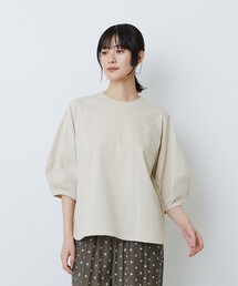 コットン天竺ボトルスリーブプルオーバー