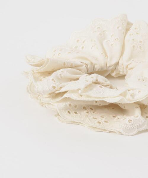 KBF（ケイビーエフ）の「レースシュシュ（ヘアゴム・レディース・ブラック/アイボリー・ONE）」の7枚目の写真