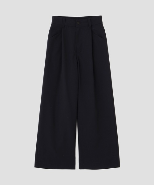 MHL.（エムエイチエル）の「UNIFORM WOOL POLYESTER（その他パンツ・レディース・ネイビー・0/3/2/1）」の5枚目の写真