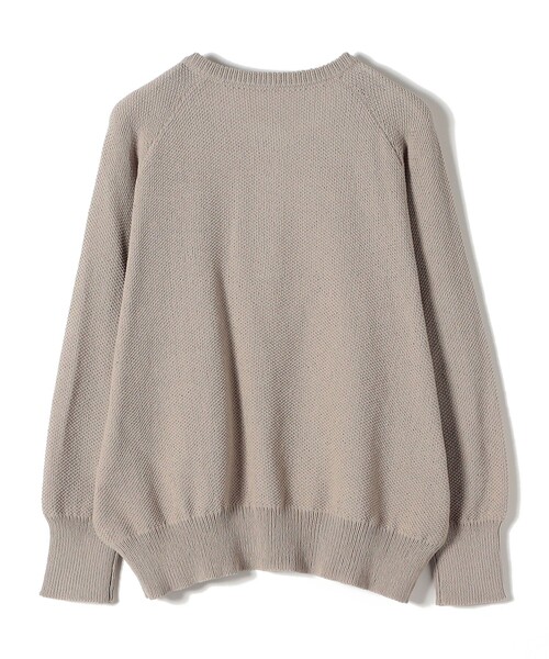 SHIPS Colors(シップス カラーズ)の「SHIPS Colors:〈手洗い可能〉ペーパー ライク ヘンリーネック 2WAY ニット◆(ニット/セーター・レディース・ライトブルー/ブラック/ベージュ・ONE SIZE)」の7枚目の写真