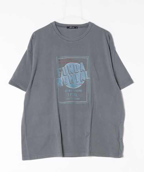 ZI-ON（ジーオン）の「ピグメント オーバーサイズTシャツ（Tシャツ/カットソー・メンズ・チャコールグレー/グレー系その他6/グレー系その他/その他/グレー系その他7/グレー系その他2/グレー系その他3/グレー系その他4/グレー系その他5/その他1/その他2/その他3・M/L/XL）」の4枚目の写真