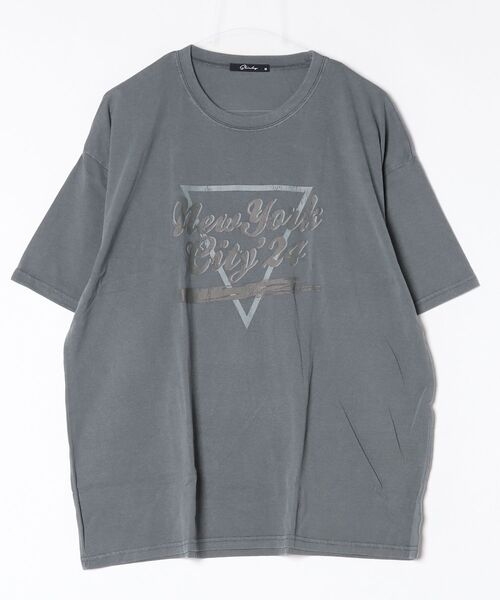 ZI-ON（ジーオン）の「ピグメント オーバーサイズTシャツ（Tシャツ/カットソー・メンズ・チャコールグレー/グレー系その他6/グレー系その他/その他/グレー系その他7/グレー系その他2/グレー系その他3/グレー系その他4/グレー系その他5/その他1/その他2/その他3・M/L/XL）」の5枚目の写真