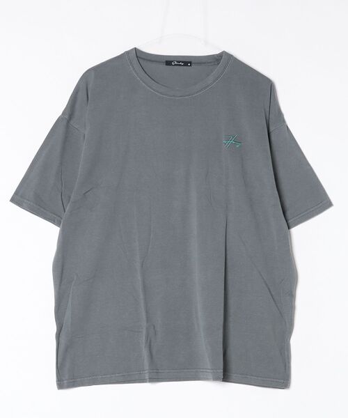 ZI-ON（ジーオン）の「ピグメント オーバーサイズTシャツ（Tシャツ/カットソー・メンズ・チャコールグレー/グレー系その他6/グレー系その他/その他/グレー系その他7/グレー系その他2/グレー系その他3/グレー系その他4/グレー系その他5/その他1/その他2/その他3・M/L/XL）」の8枚目の写真