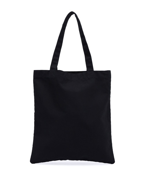 X-girl(エックスガール)の「CHECKER OVAL LOGO TOTE BAG(トートバッグ・レディース・ブラック/ホワイト/レッド・ONE SIZE)」の6枚目の写真