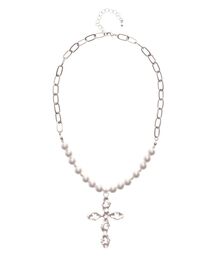 jouetie | クロスモチーフパールネックレス(ネックレス)