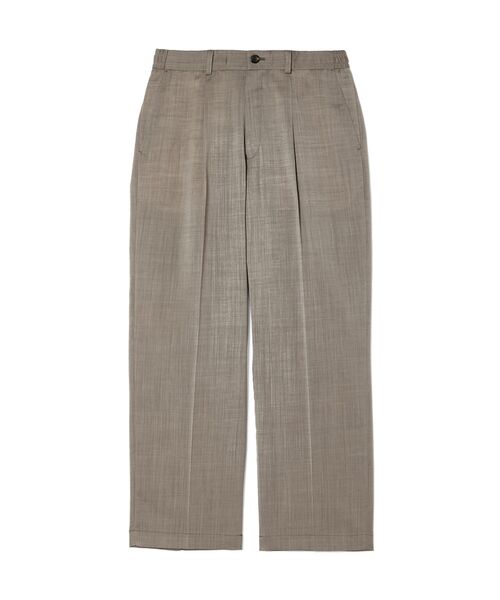 N.HOOLYWOOD COMPILE（N.ハリウッド コンパイル）の「1TUCK TROUSERS（スラックス・メンズ・ベージュ/チャコール/ブラック・40/38/36）」の3枚目の写真