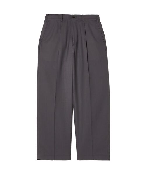 N.HOOLYWOOD COMPILE（N.ハリウッド コンパイル）の「1TUCK TROUSERS（スラックス・メンズ・ベージュ/チャコール/ブラック・40/38/36）」の2枚目の写真