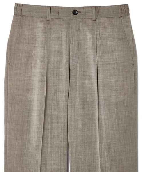 N.HOOLYWOOD COMPILE（N.ハリウッド コンパイル）の「1TUCK TROUSERS（スラックス・メンズ・ベージュ/チャコール/ブラック・40/38/36）」の12枚目の写真