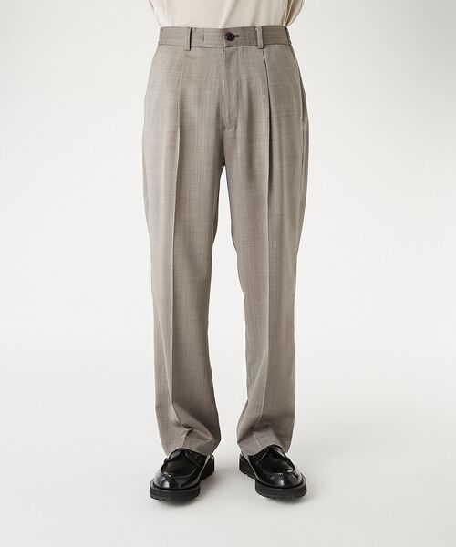 N.HOOLYWOOD COMPILE（N.ハリウッド コンパイル）の「1TUCK TROUSERS（スラックス・メンズ・ベージュ/チャコール/ブラック・40/38/36）」の16枚目の写真
