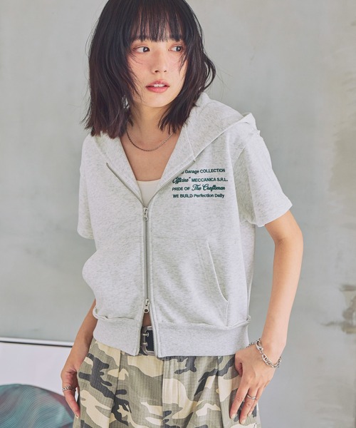 PBLIM(ページボーイリム)の「《UNISEX/セットアップ対応》サマーセットアップZIPパーカー(パーカー・レディース・リアルツリーカモ/ブルー/グレー・SMALL/MEDIUM)」の2枚目の写真