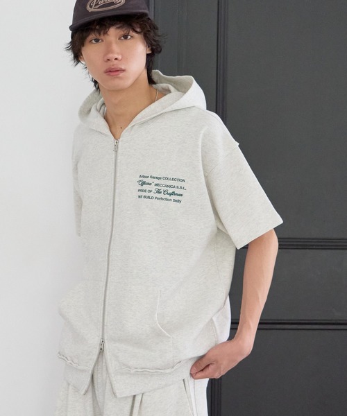 PBLIM(ページボーイリム)の「《UNISEX/セットアップ対応》サマーセットアップZIPパーカー(パーカー・レディース・リアルツリーカモ/ブルー/グレー・SMALL/MEDIUM)」の11枚目の写真