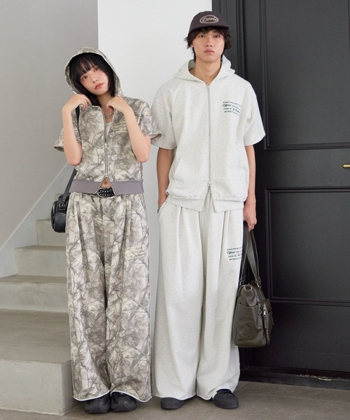 PBLIM(ページボーイリム)の「《UNISEX/セットアップ対応》サマーセットアップZIPパーカー(パーカー・レディース・リアルツリーカモ/ブルー/グレー・SMALL/MEDIUM)」の17枚目の写真
